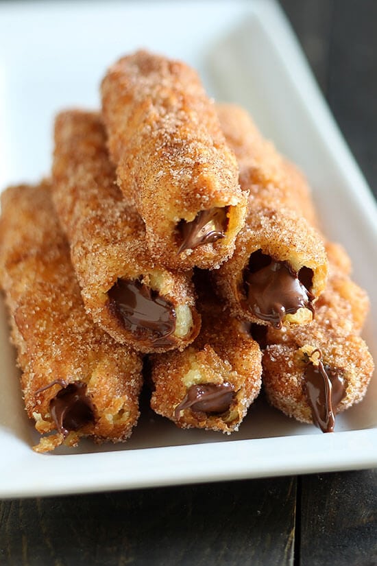 Nutella Stuffed Churros require just one to describe them - "AMAZING!"
